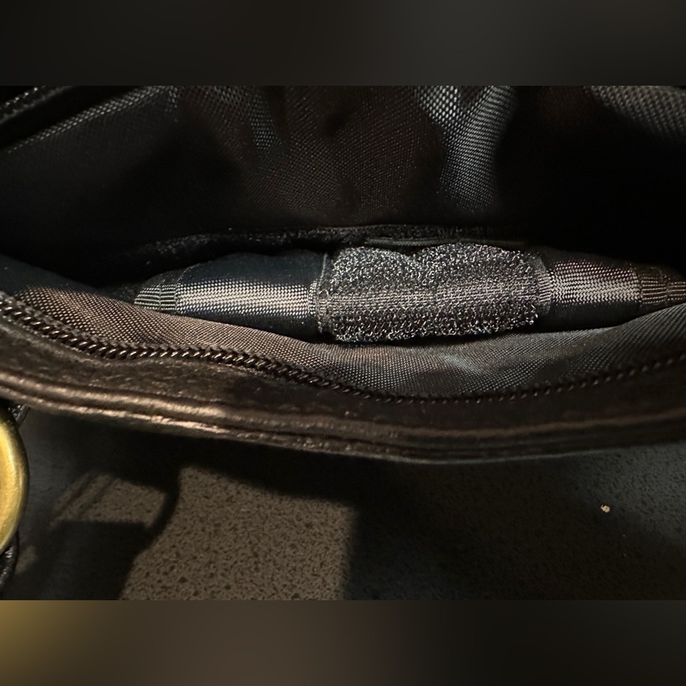 NWT Roma Leather Locking Concealment Purse Black Dual Handle Med Sz Multi Pocket - Picture 14 of 16